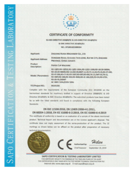 certificat